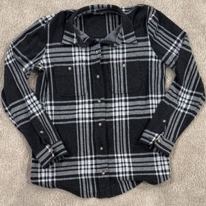 Faherty Legend Sweater Shirt Charcoal Small